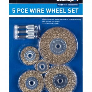 BlueSpot 5 PCE Wire Wheel Set