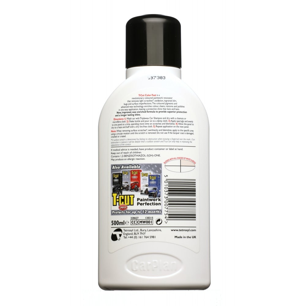 T-Cut Color Fast White 500ml