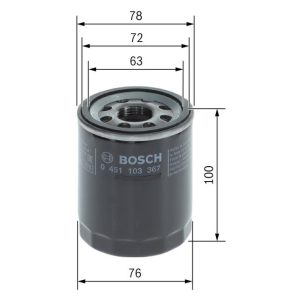 Bosch Oil Filter – Spin On