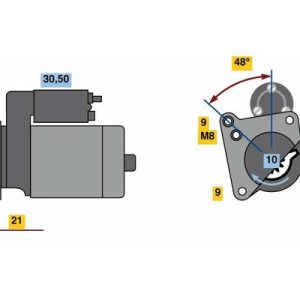 Bosch Starter Motor – 12V