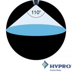 Hypro Yellow – Flat Fan Variable Pressure 110° Nozzle (VP02F110YE)