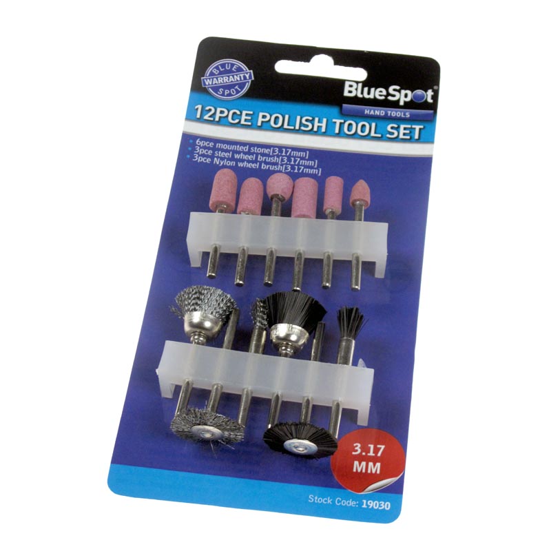 BlueSpot 12 PCE Polishing Set