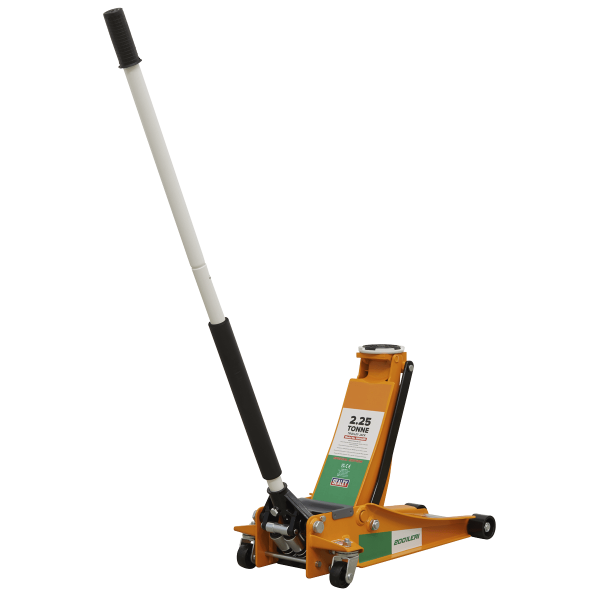 Sealey Trolley Jack 2.25 Tonne Low Entry Rocket Lift with Republic of Ireland Flag
