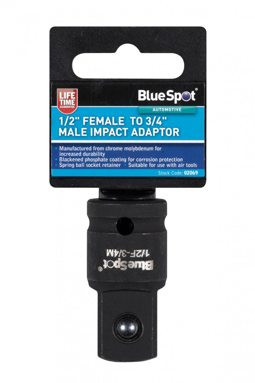 BlueSpot 1/2″ Female to 3/4″ Male Impact Adaptor