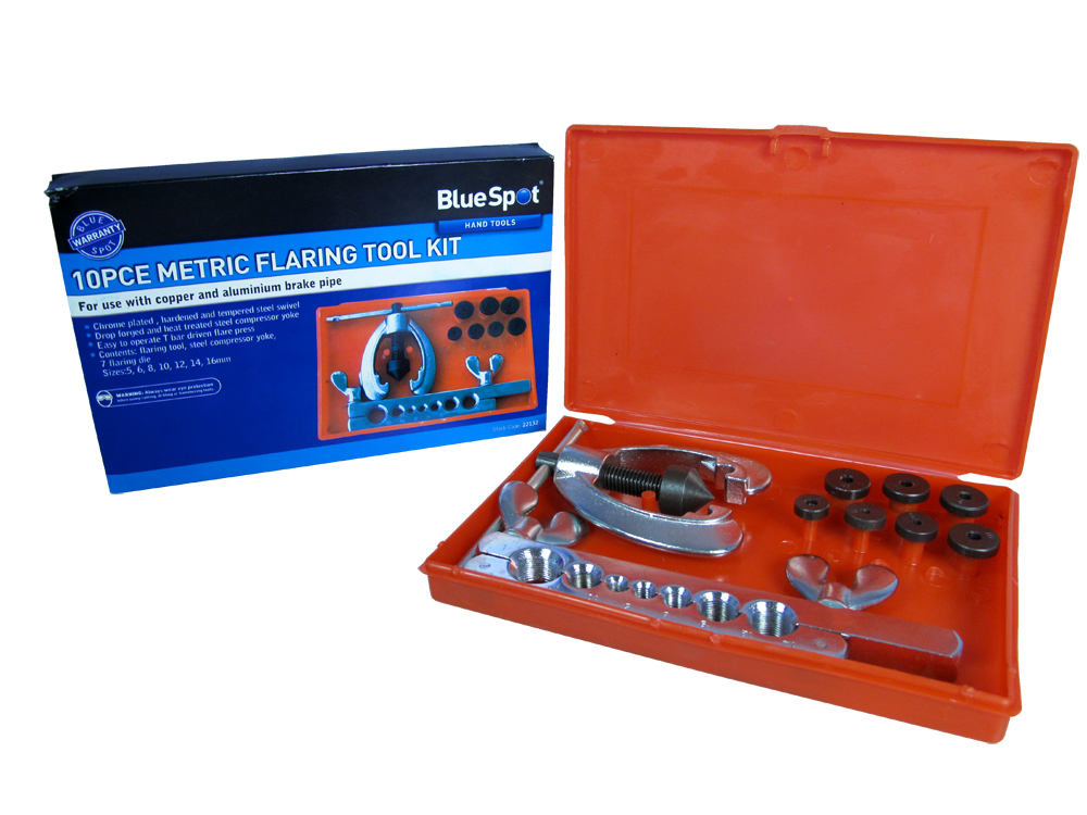 BlueSpot 10 PCE Metric Flaring Kit
