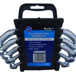BlueSpot 5 PCE Metric Obstruction Spanner Set (8-22mm)