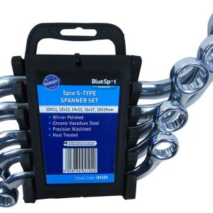 BlueSpot 5 PCE Metric S Type Spanner Set (10-19mm)