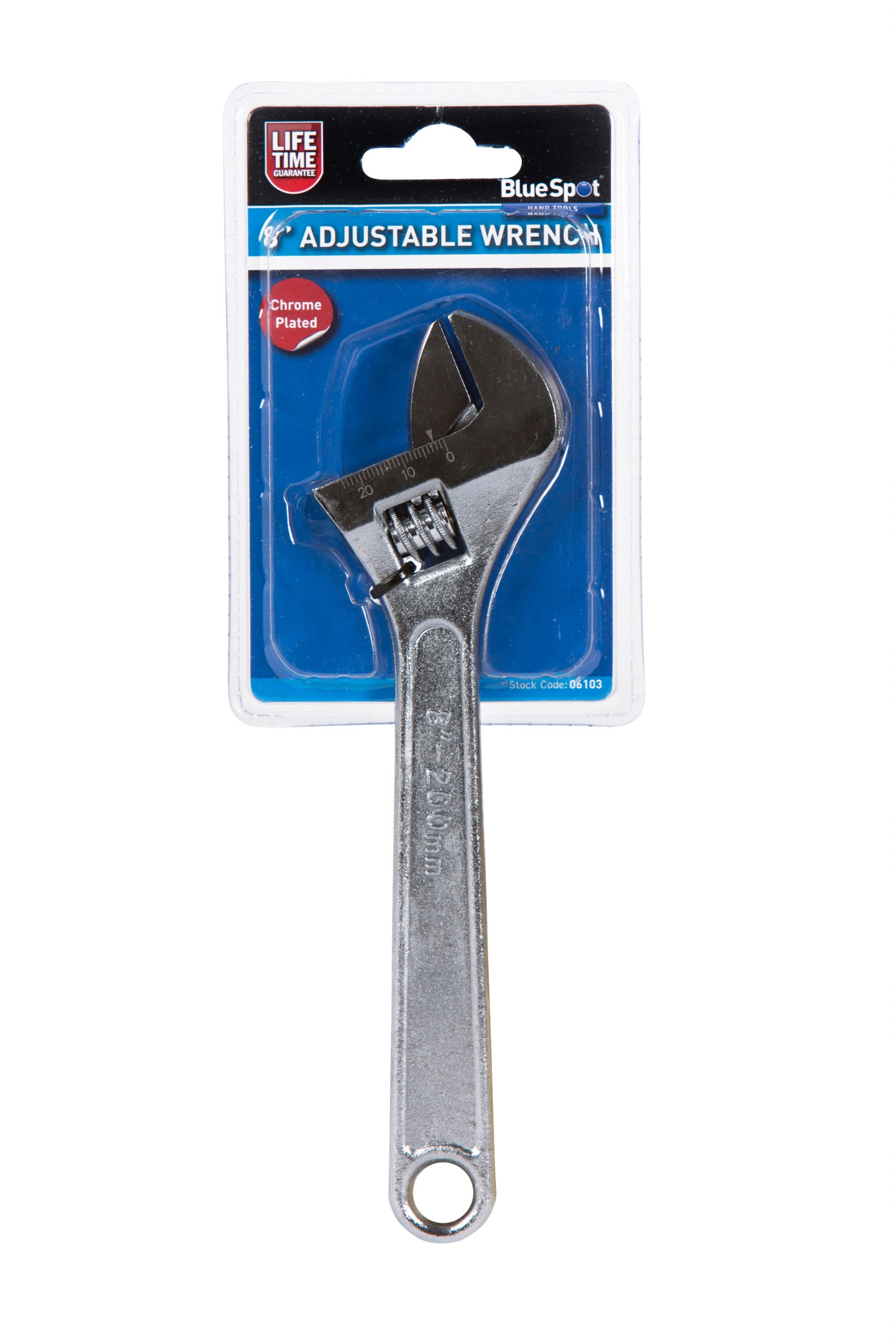 BlueSpot 200mm (8″) Adjustable Wrench