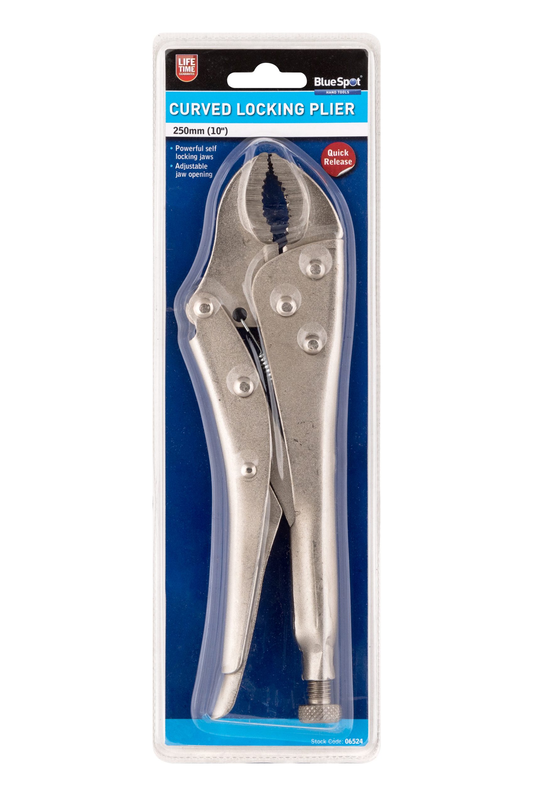 BlueSpot 250mm (10″) Curved Locking Plier