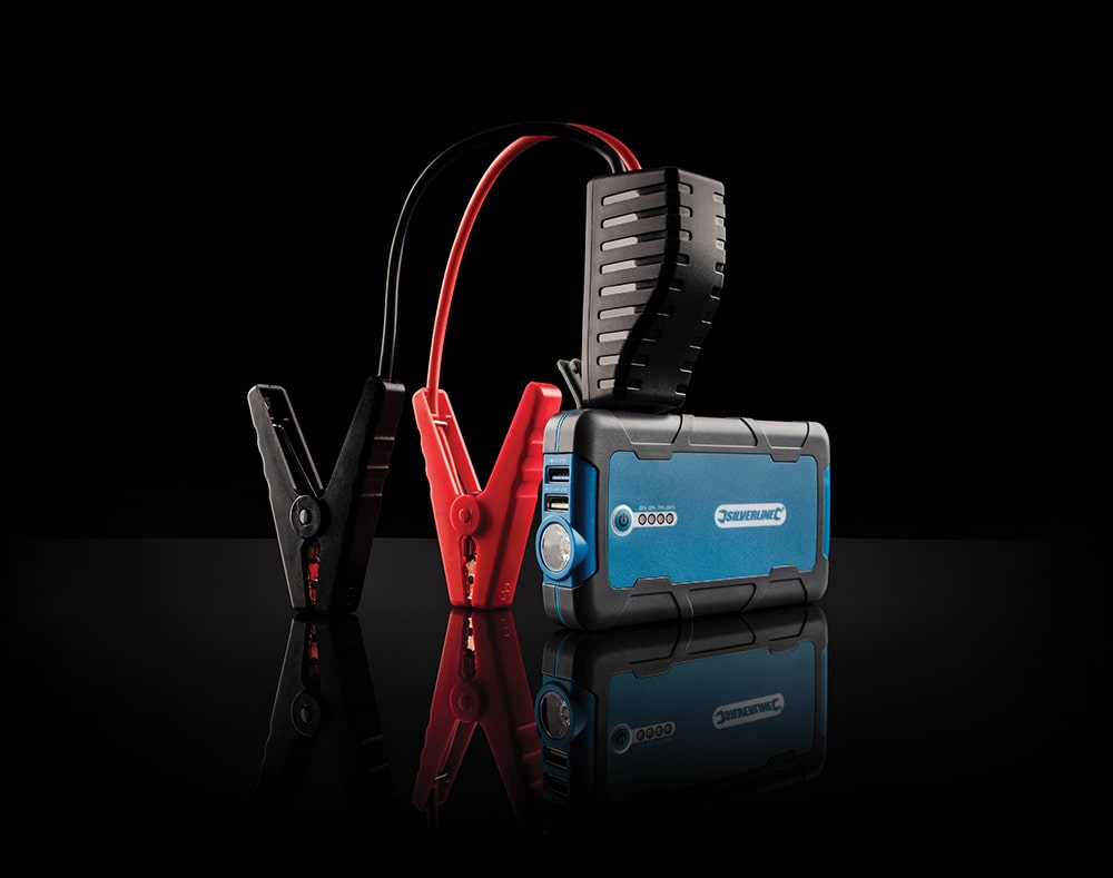 Silverline 12V Lithium Jump Starter & Powerbank