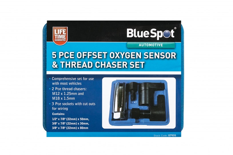 BlueSpot 5 PCE Oxygen Sensor & Thread Chaser Set
