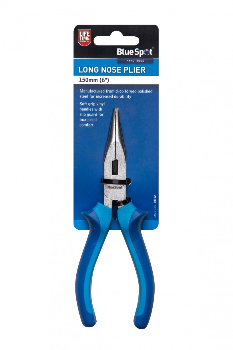 BlueSpot 150mm (6″) Long Nose Plier