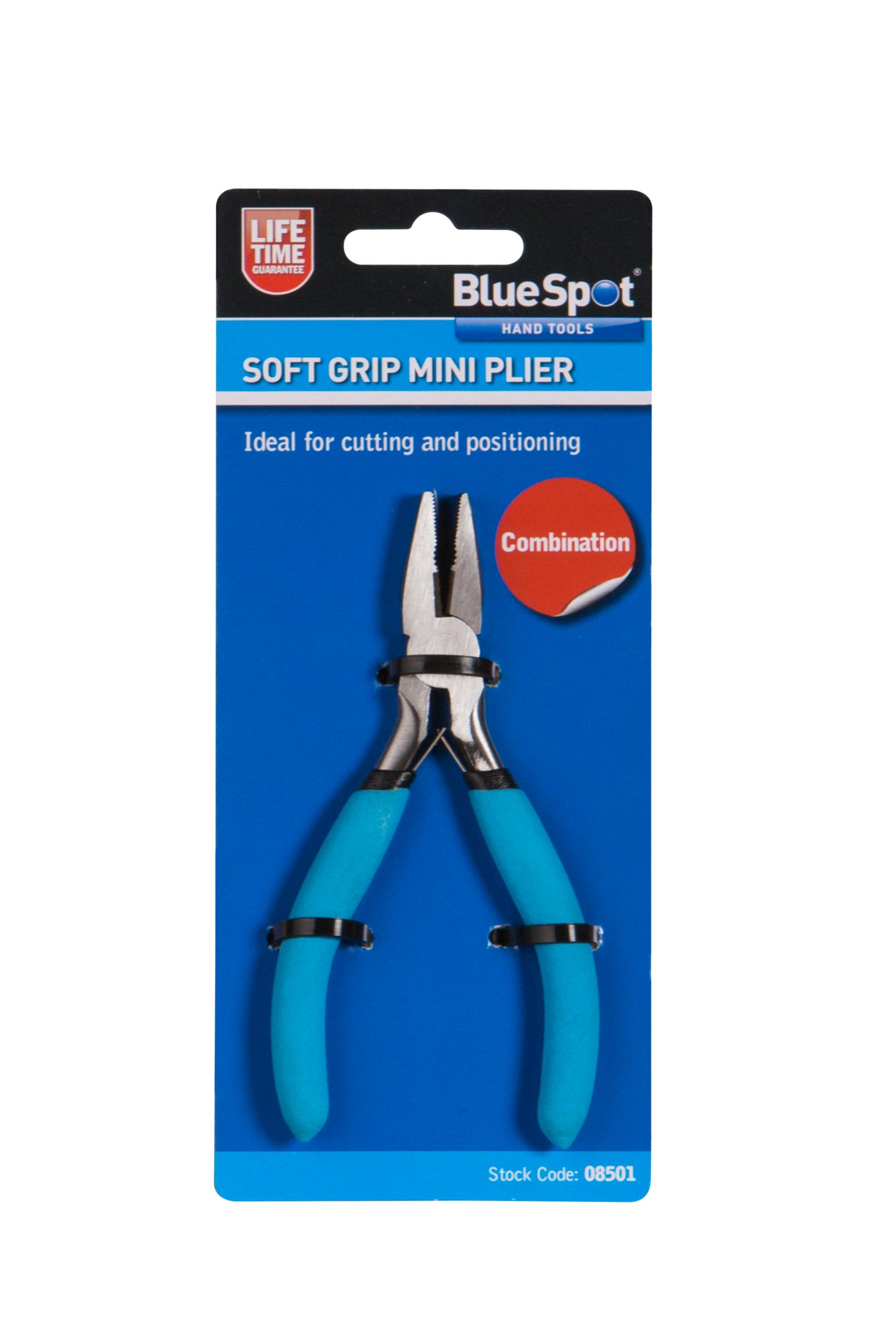 BlueSpot Soft Grip Mini Combination Plier