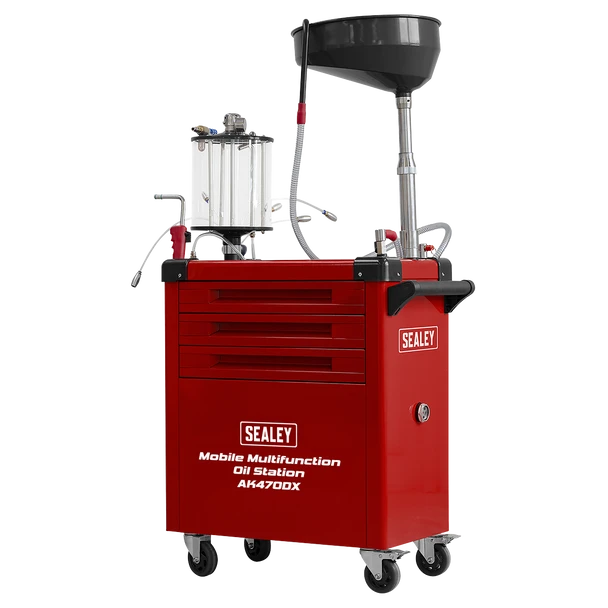 Mobile Multifunction Oil Station with 61pc Tool Set