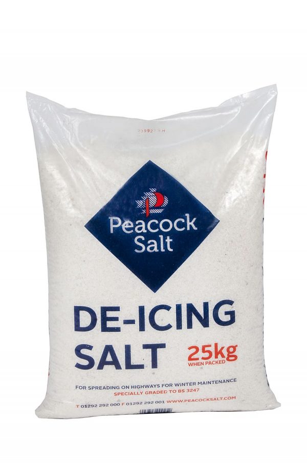 White De-icing Salt 25kg Bag