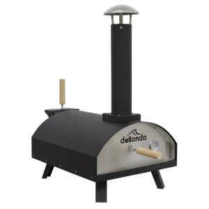 Dellonda Wood-Fired Pizza Oven 14″ – Black