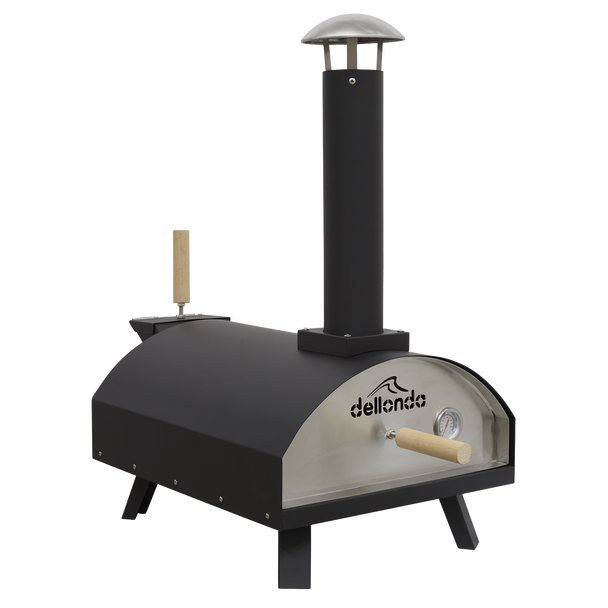 Dellonda Wood-Fired Pizza Oven 14″ – Black