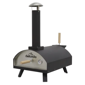 Dellonda Wood-Fired Pizza Oven 14″ – Black