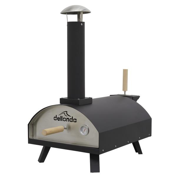 Dellonda Wood-Fired Pizza Oven 14″ – Black