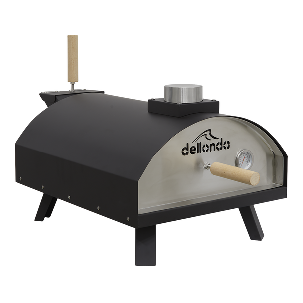 Dellonda Wood-Fired Pizza Oven 14″ – Black