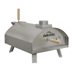 Dellonda Wood-Fired Pizza Oven 14″ – Stainless Steel