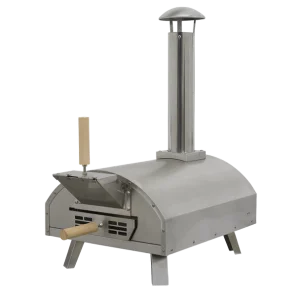 Dellonda Wood-Fired Pizza Oven 14″ – Stainless Steel