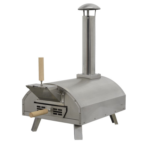 Dellonda Wood-Fired Pizza Oven 14″ – Stainless Steel