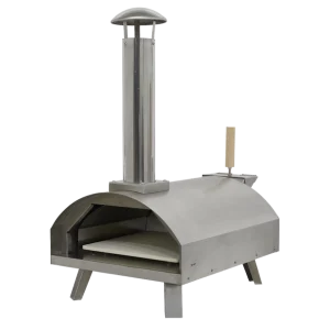 Dellonda Wood-Fired Pizza Oven 14″ – Stainless Steel