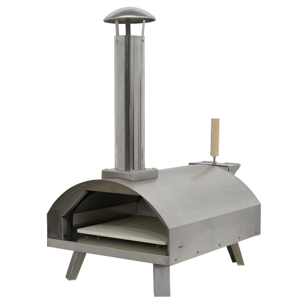 Dellonda Wood-Fired Pizza Oven 14″ – Stainless Steel