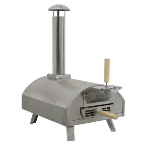 Dellonda Wood-Fired Pizza Oven 14″ – Stainless Steel