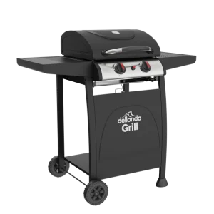 Dellonda 2 Burner Gas BBQ Grill with Piezo Ignition & Thermometer
