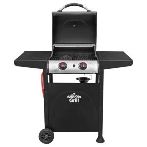 Dellonda 2 Burner Gas BBQ Grill with Piezo Ignition & Thermometer