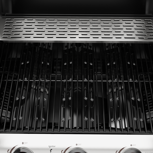 Dellonda 3 Burner Gas BBQ Grill with Piezo Ignition & Thermometer
