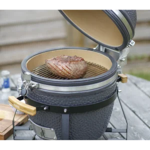 Dellonda Deluxe 16″(40cm) Ceramic Kamado Style BBQ