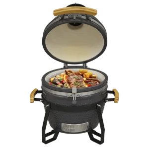 Dellonda Deluxe 16″(40cm) Ceramic Kamado Style BBQ