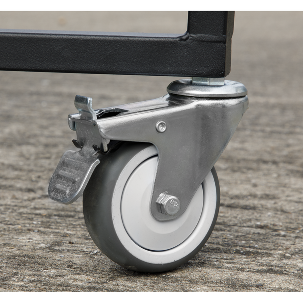 Dellonda Deluxe 22″(56cm) Ceramic Kamado Style BBQ with Wheeled Stand