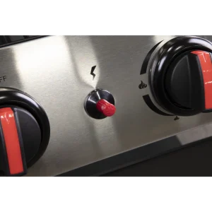 Dellonda 4 Burner Gas BBQ Grill with Piezo Ignition & Thermometer