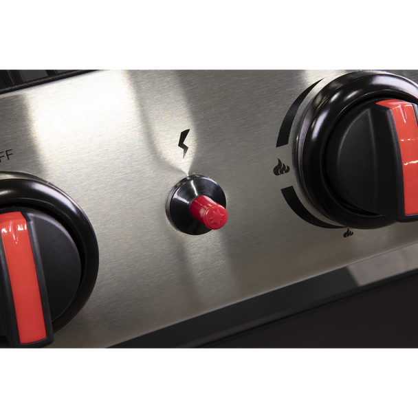 Dellonda 4 Burner Gas BBQ Grill with Piezo Ignition & Thermometer