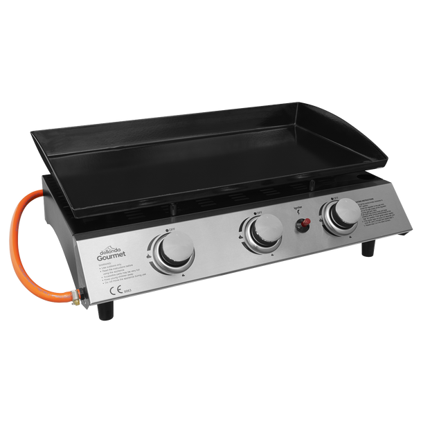 Dellonda 3 Burner Portable Gas Plancha