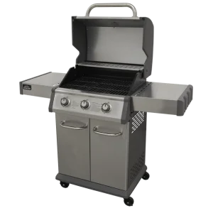 Dellonda 3 Burner Deluxe Gas BBQ Grill with Piezo Ignition & Thermometer – Stainless Steel