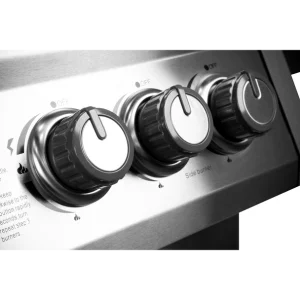 Dellonda 4+1 Burner Deluxe Gas BBQ Grill with Piezo Ignition & Thermometer – Stainless Steel