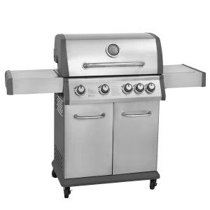 Dellonda 4+1 Burner Deluxe Gas BBQ Grill with Piezo Ignition & Thermometer – Stainless Steel