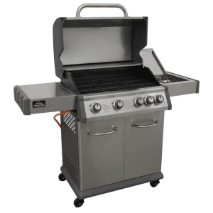 Dellonda 4+1 Burner Deluxe Gas BBQ Grill with Piezo Ignition & Thermometer – Stainless Steel