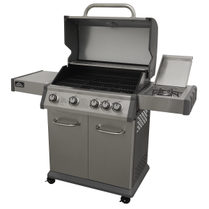 Dellonda 4+1 Burner Deluxe Gas BBQ Grill with Piezo Ignition & Thermometer – Stainless Steel