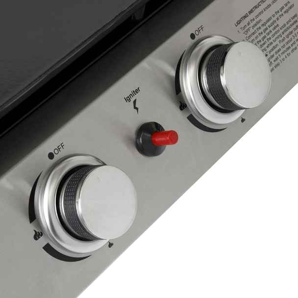 Dellonda 3 Burner Portable Gas Plancha