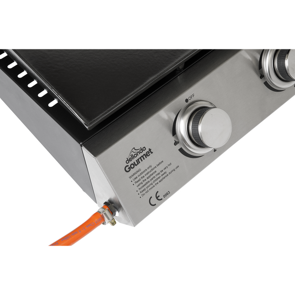 Dellonda 3 Burner Portable Gas Plancha