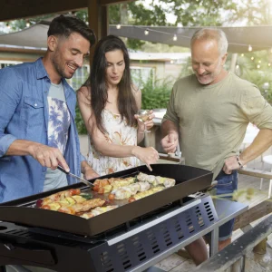 Dellonda 4 Burner Portable Gas Plancha