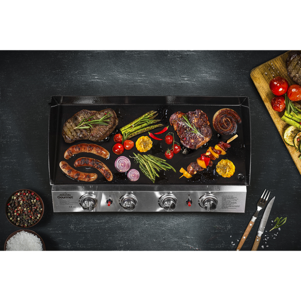 Dellonda 4 Burner Portable Gas Plancha