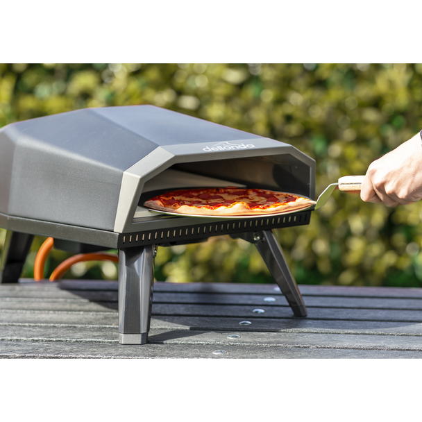 Dellonda Gas Pizza Oven with Water-Resistant Cover/Carry Bag & 12″ Pizza Peel