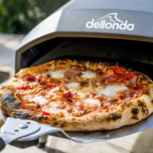 Dellonda Gas Pizza Oven with Water-Resistant Cover/Carry Bag & 12″ Pizza Peel